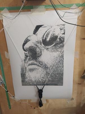 Makelangelo плоттер на плате от 3д принтера